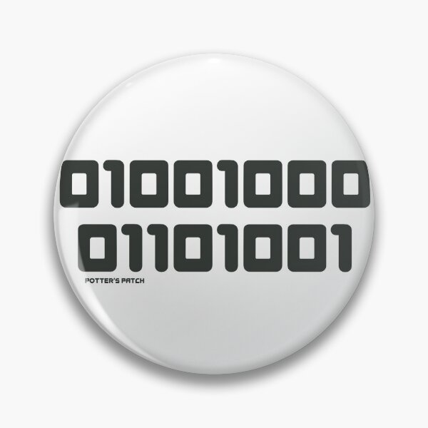 Item preview, Binary Code "Hi" String designed and sold by potterspatch.