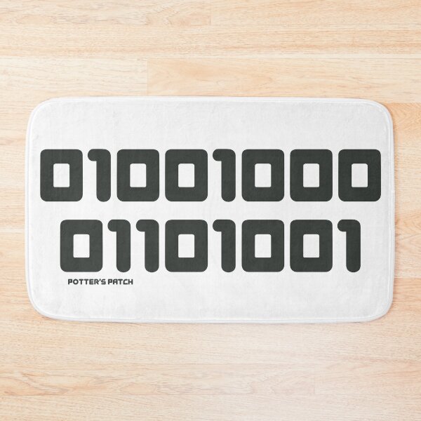 Item preview, Binary Code "Hi" String designed and sold by potterspatch.