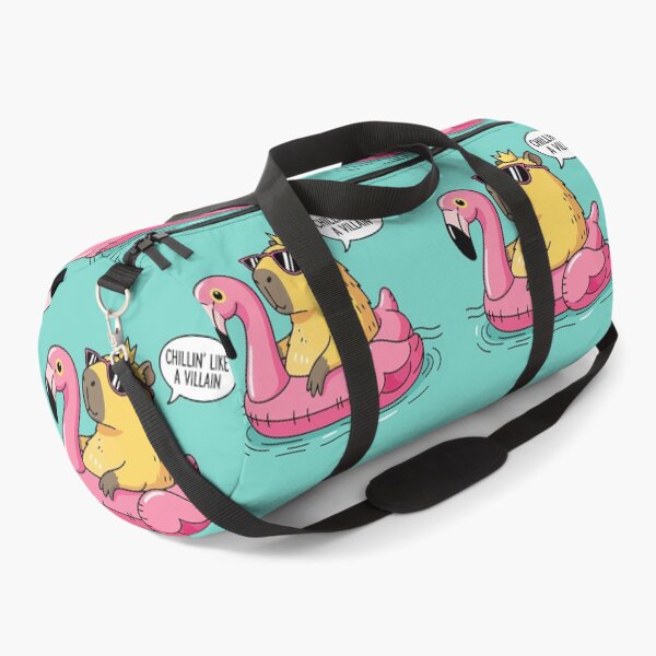 Item preview, Capybara Flamingo Float Chill Pool Vibe designed and sold by Amir Faysal.