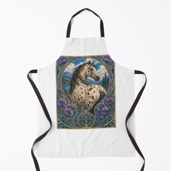 Item preview, Appaloosa American Spotted Horse in a Western Setting designed and sold by AntiqueImages.
