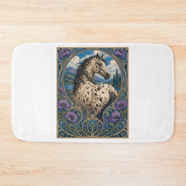 Item preview, Appaloosa American Spotted Horse in a Western Setting designed and sold by AntiqueImages.