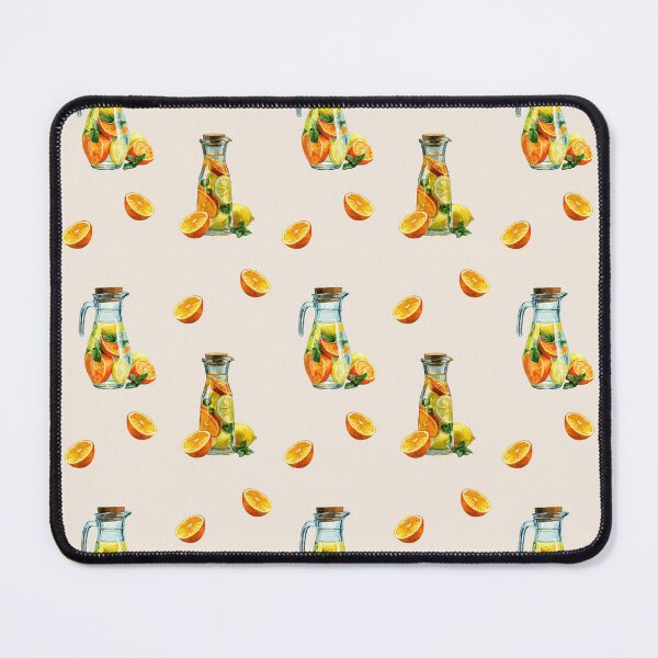 Item preview, Fresh Citrus Lemonade Seamless Pattern Summer Kitchen Watercolor Artwork Design designed and sold by EL-Lebedenko.