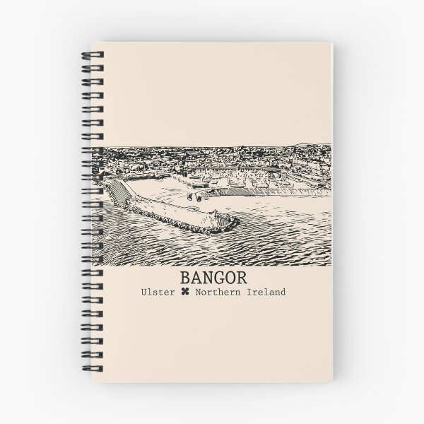 Item preview, Bangor NI - Vintage Ink Cityscape designed and sold by Lakeric.