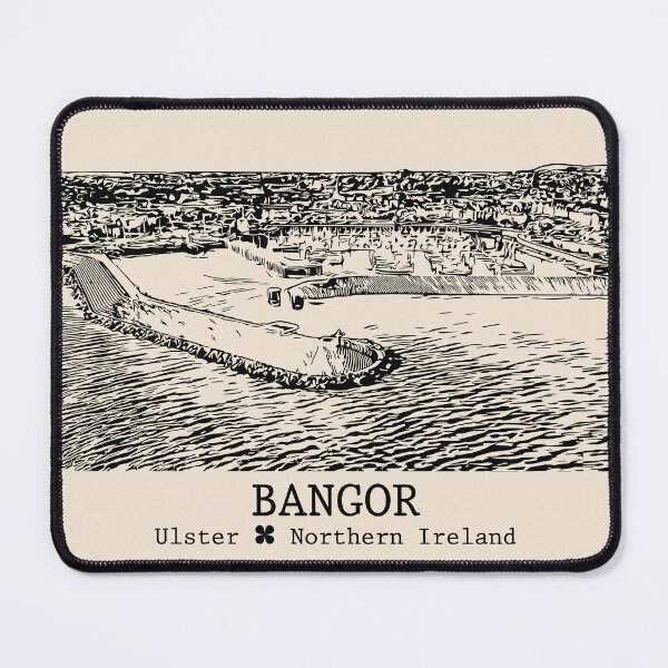 Item preview, Bangor NI - Vintage Ink Cityscape designed and sold by Lakeric.