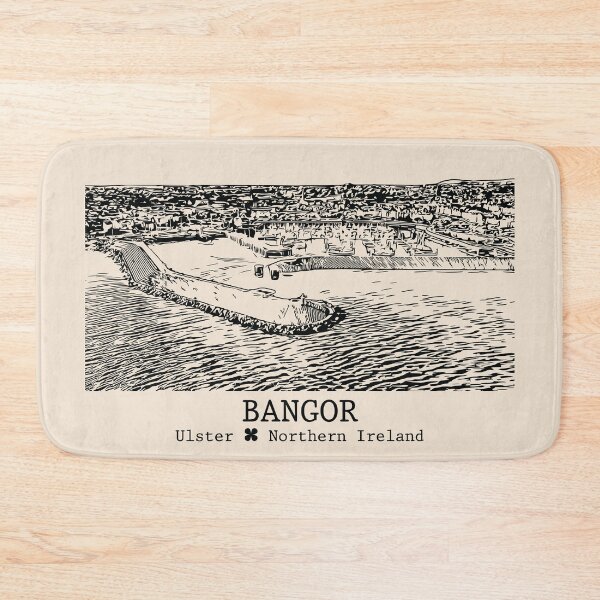 Item preview, Bangor NI - Vintage Ink Cityscape designed and sold by Lakeric.