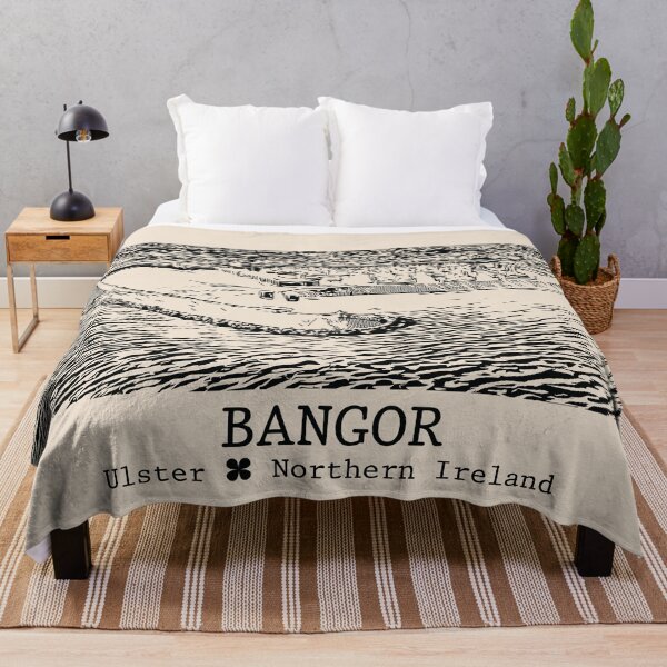 Item preview, Bangor NI - Vintage Ink Cityscape designed and sold by Lakeric.