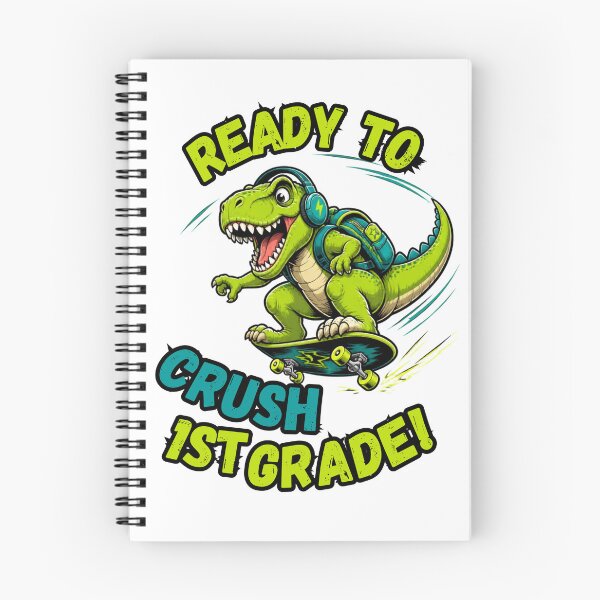 Item preview, Ready To Crush 1st Grade Dinosaur T-Rex designed and sold by ScriptedMoments.