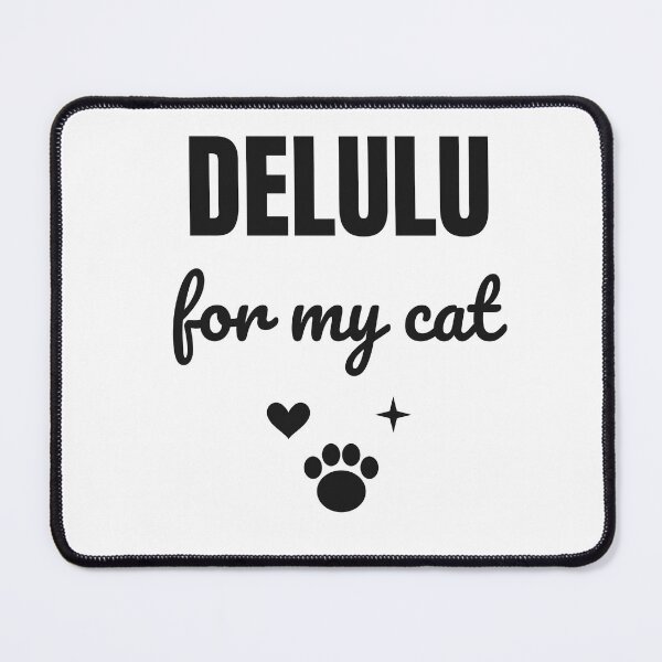 Item preview, Delulu for My Cat - Funny Trendy Cat Shirt designed and sold by RankShift.