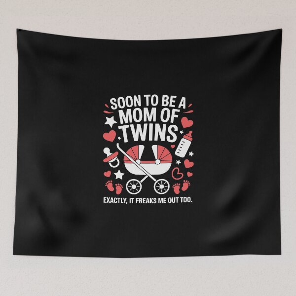 Item preview, Soon to be a mom of twins  Exactly, it freaks me out too. designed and sold by jkrphoto.