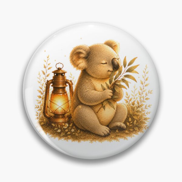 Item preview, Mindful Koala Eucalyptus Vintage Lantern Slow Living designed and sold by AQUILAKREO.