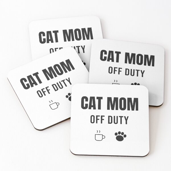 Item preview, Cat Mom Off Duty - Funny Cat Lover Shirt designed and sold by RankShift.