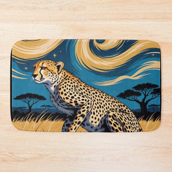 Item preview, Starry Night Cheetah – Savanna Swirl Sentinel v1 designed and sold by DBWStudios.