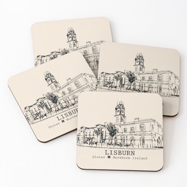 Item preview, Lisburn NI - Vintage Ink Cityscape designed and sold by Lakeric.