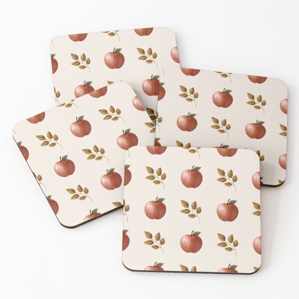Item preview, Rustic Autumn Apples Leaves Seamless Botanical Pattern Elegant Artwork Design designed and sold by EL-Lebedenko.