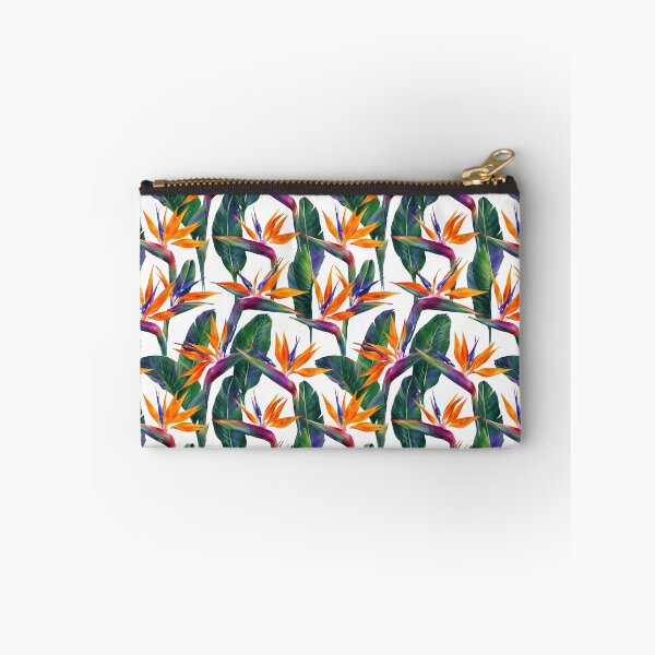 Item preview, Bird of Paradise Strelitzia Watercolor Seamless Pattern designed and sold by Inkworksbyshery.