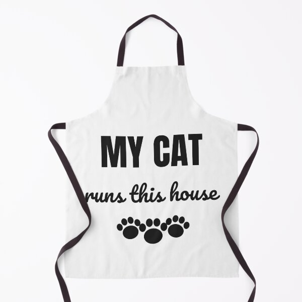 Item preview, My Cat Runs This House - Funny Cat Lover Shirt designed and sold by RankShift.
