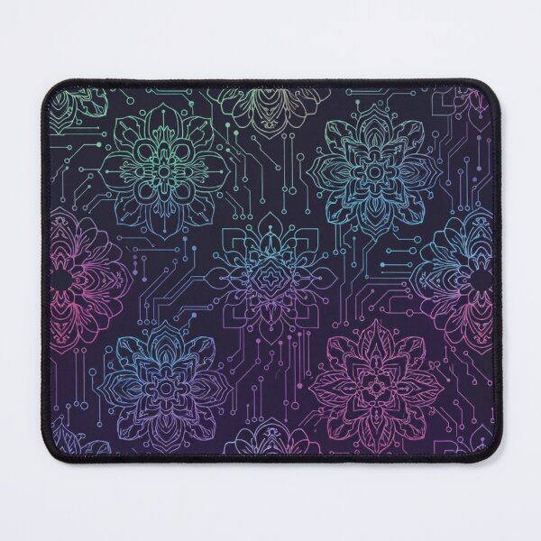 Item preview, Dark Purple Glowing Geometric Pattern designed and sold by IntelliMindDesigns.