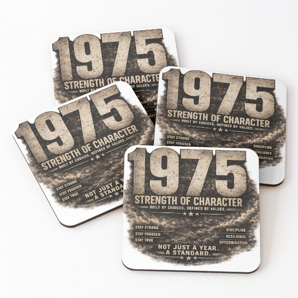 Item preview, 1975 Strength of Character Vintage Birthday Design designed and sold by JMDG Studio.