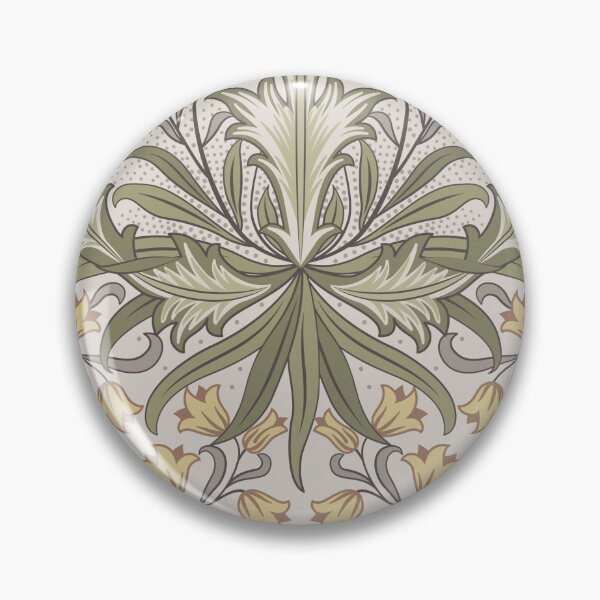 Item preview, Vintage William Morris Yellow Bell Flower Exhibition Poster 1834-1896 designed and sold by FaizArtShop.