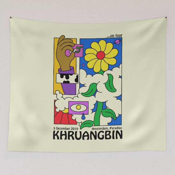 Item preview, Awesome Khruangbin Handflower designed and sold by JBHelen.