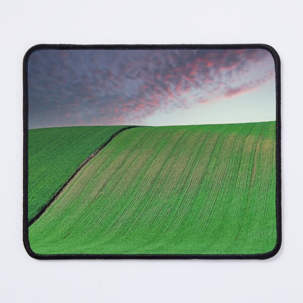 Item preview, Sunset sky over green wheat fields,Moravia rolling hills at spring,Chech Republic designed and sold by goceris.