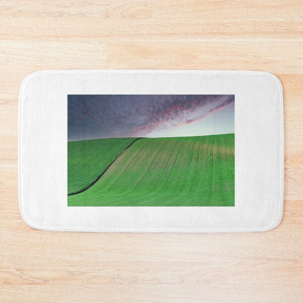 Item preview, Sunset sky over green wheat fields,Moravia rolling hills at spring,Chech Republic designed and sold by goceris.