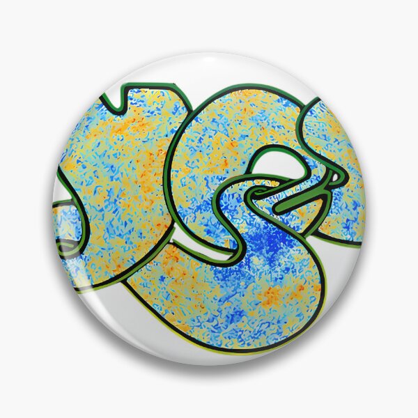 Item preview,  Yes Band Logo  Speckled Blue  designed and sold by Kindofserna.