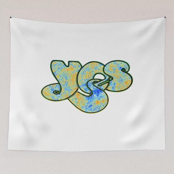 Item preview,  Yes Band Logo  Speckled Blue  designed and sold by Kindofserna.