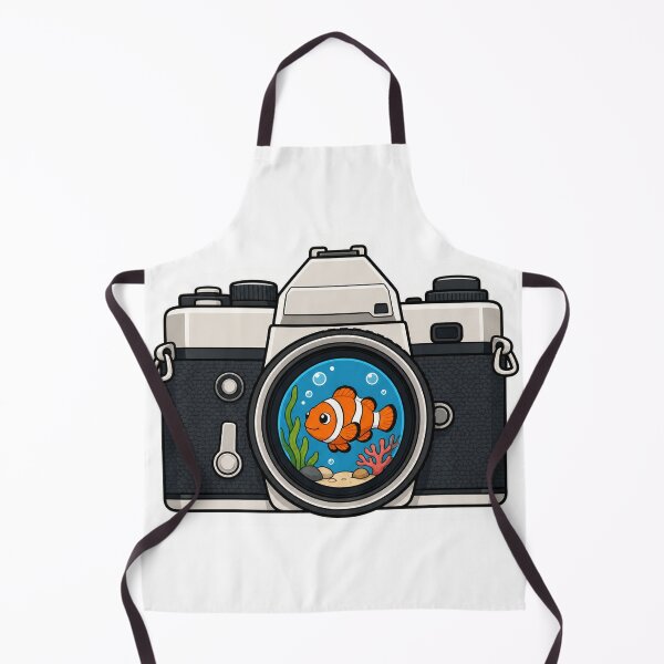 Item preview, Kawaii Clownfish Vintage Camera Sticker designed and sold by PND7777.