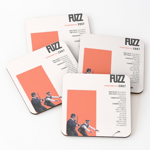 Item preview, Hot Fuzz Original Custom Vintage Movie Poster Wall Art designed and sold by Cool Robot Bro..