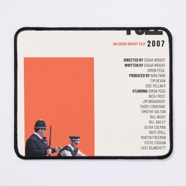 Artikelvorschau, Hot Fuzz Original Custom Vintage Filmposter Wandkunst entworfen und verkauft von Cool Robot Bro..