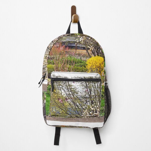 Item preview, Stone pagoda in Setagaya Park at springtime, Vienna, Austria designed and sold by goceris.