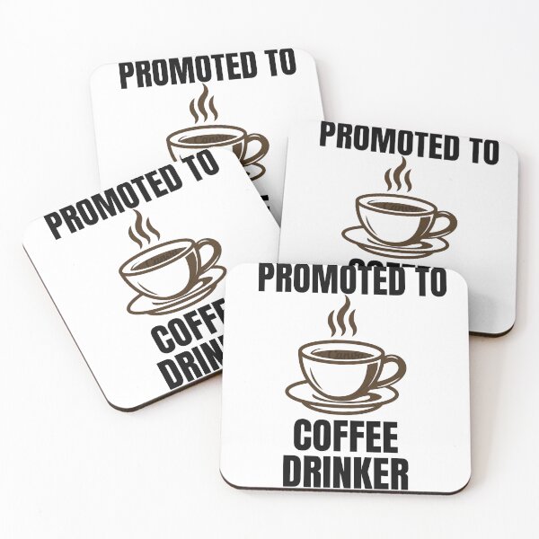 Item preview, Promoted To Coffee Drinker Funny Coffee Lover Graphic designed and sold by Pizikashop.