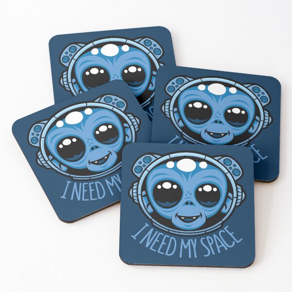 Item preview, I Need My Space Adorable Monkey Astronaut designed and sold by fizzgig.