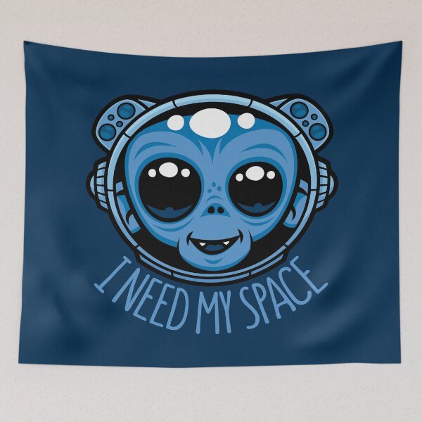 Item preview, I Need My Space Adorable Monkey Astronaut designed and sold by fizzgig.