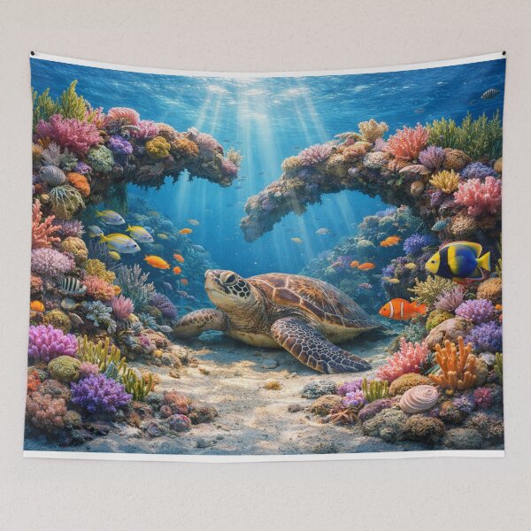 Item preview, Ocean Turtle Garden designed and sold by H A R L E I G H .
