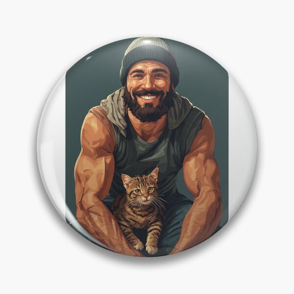Item preview, Flexing with a feline designed and sold by ordinaryjoe1998.
