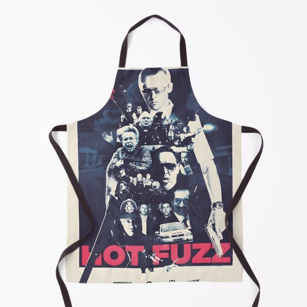 Artikelvorschau, Hot Fuzz Original Custom Vintage Filmposter Wandkunst entworfen und verkauft von Cool Robot Bro..