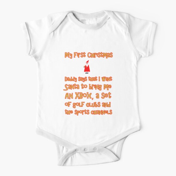 My First Christmas - Gifts Short Sleeve Baby One-Piece