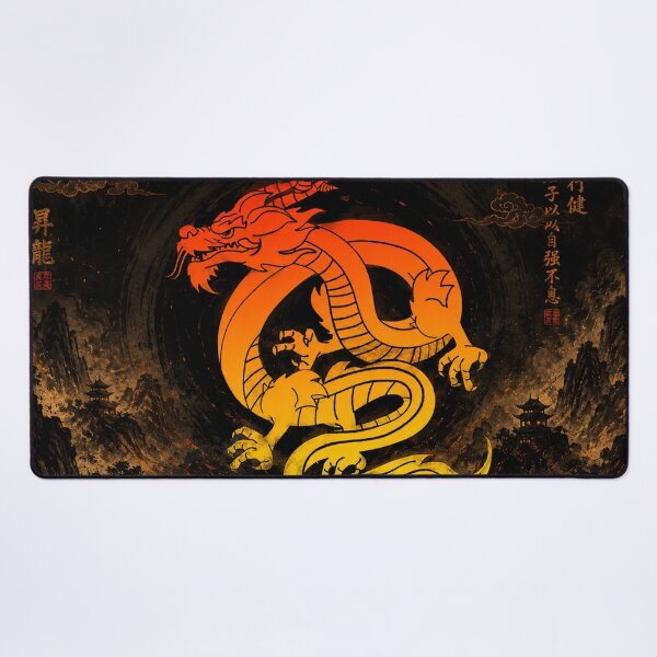 Item preview, Ascending Dragon: Guardian of Strength and Fortune designed and sold by Fei Long Design Hub.