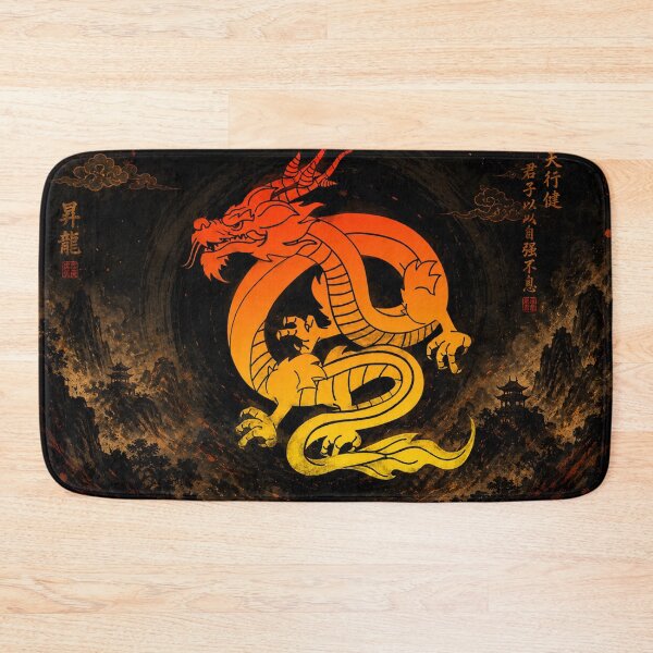Item preview, Ascending Dragon: Guardian of Strength and Fortune designed and sold by Fei Long Design Hub.