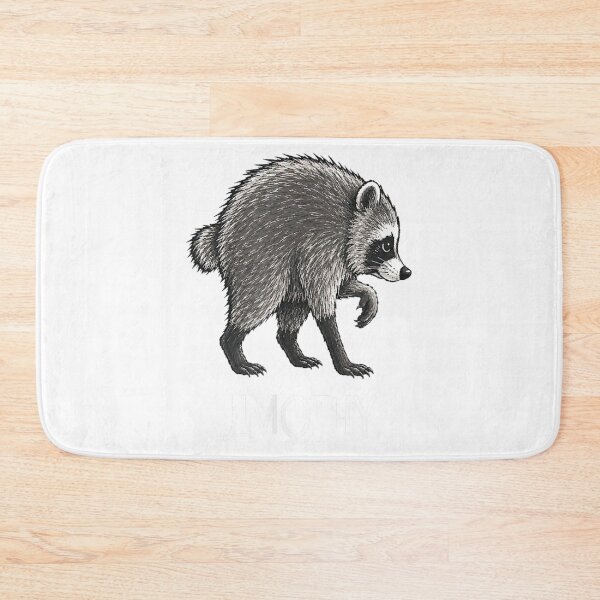 Item preview, Jimothy Realistic Walking Raccoon Woodland Wildlife Vintage Nature Illustration designed and sold by GalenoHenley.