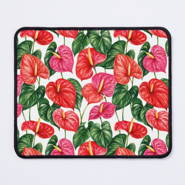 Item preview, Anthurium Flamingo Dedicated Watercolor Seamless Pattern designed and sold by Inkworksbyshery.
