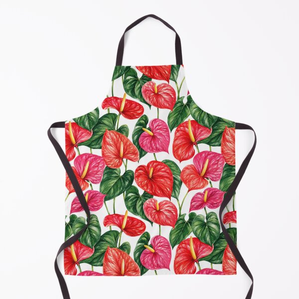 Item preview, Anthurium Flamingo Dedicated Watercolor Seamless Pattern designed and sold by Inkworksbyshery.