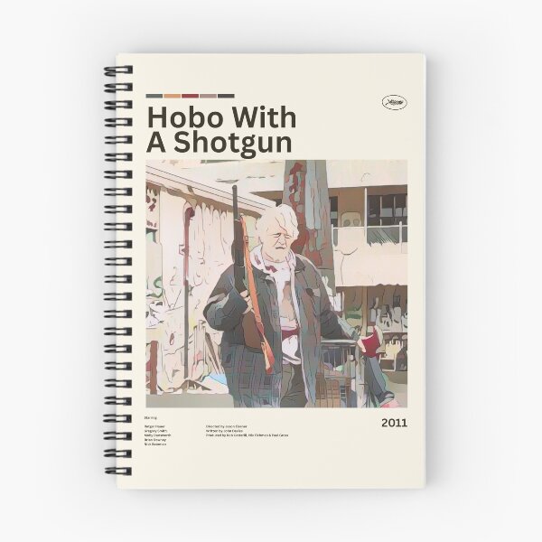 Item preview, Hobo With A Shotgun Original Custom Vintage Movie Poster Wall Art designed and sold by Cool Robot Bro..