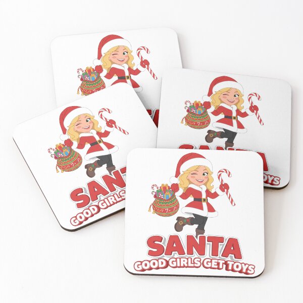 Item preview, Santa Good Girls Get Toys - Funny Naughty List Christmas Cartoon designed and sold by royalflush664.