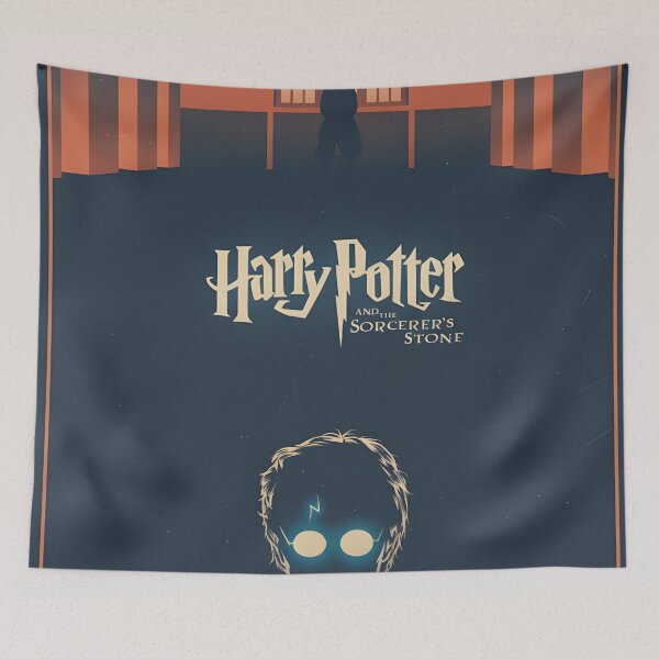 Item preview, Harry Potter Original Custom Vintage Movie Poster Wall Art designed and sold by Cool Robot Bro..