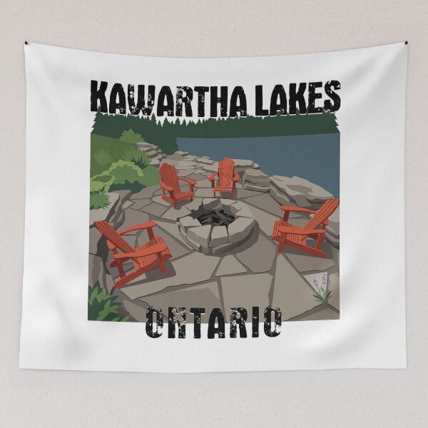 Item preview, Kawartha Lakes - Ontario (with Black Lettering) designed and sold by VelvetRoom.