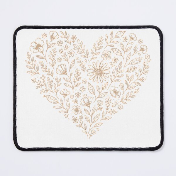 Item preview, Botanical Floral Heart | Minimalist Wildflower Line Art Design designed and sold by CalmMandala.