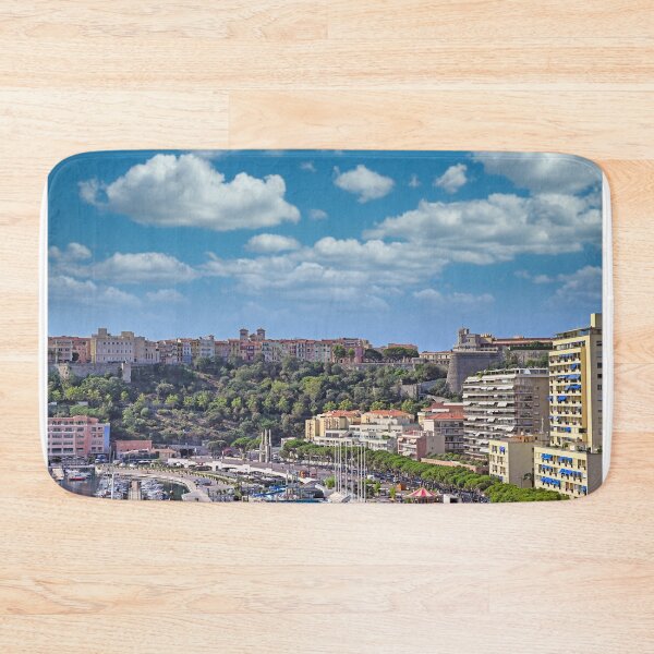 Item preview, Prince's Palace of Monaco and old town Monte Carlo cityscape designed and sold by goceris.
